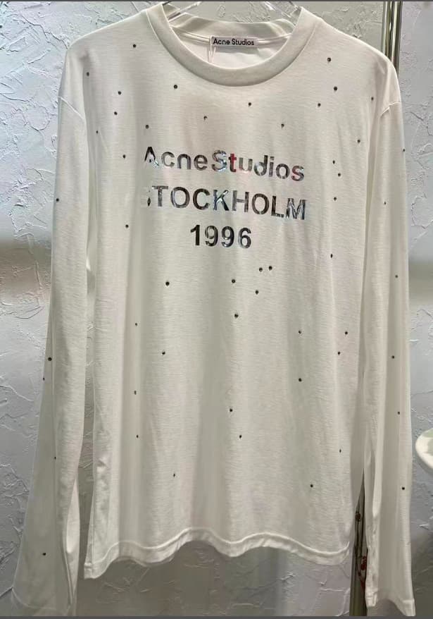 Acne Studios Long-Sleeve Tee Stockholm 1996 Print