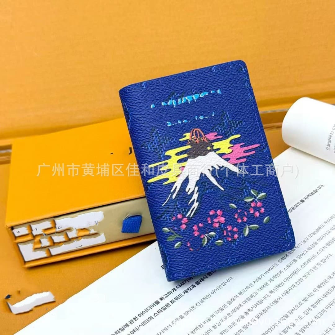 Louis Vuitton Passport Holder Mount Fuji Print