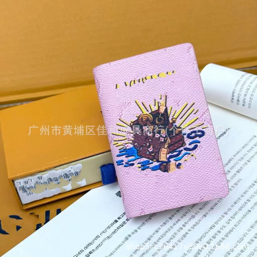 Louis Vuitton Card Holder Embroidered Motif
