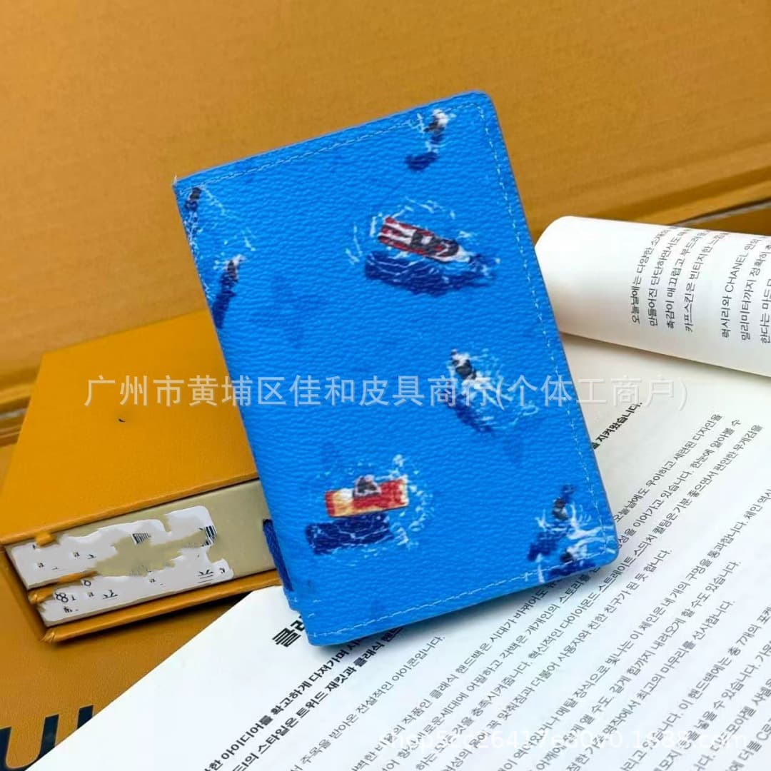 Louis Vuitton Printed Wallet Boat Motif