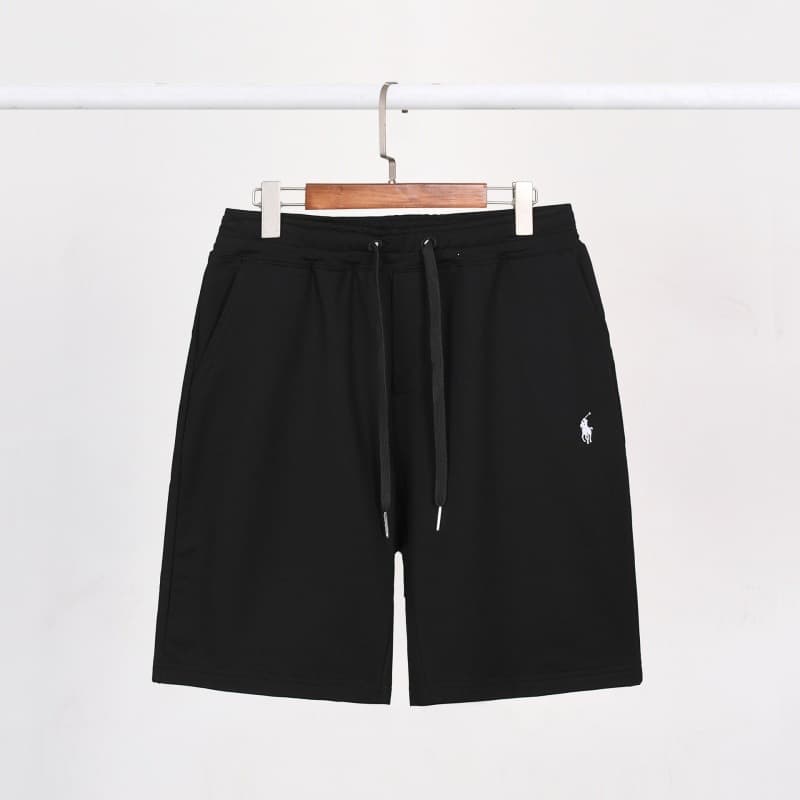 Shorts black white label