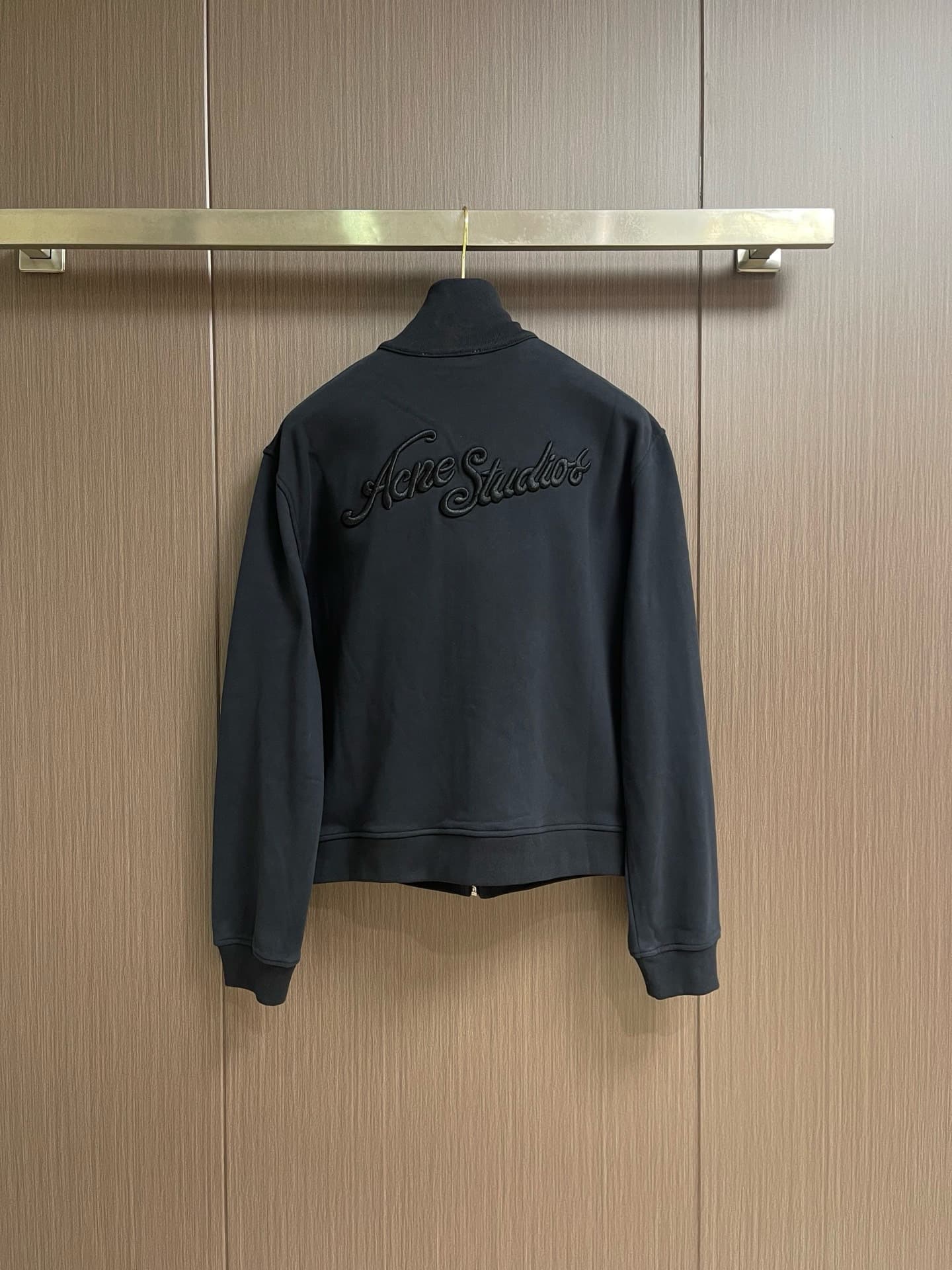 Acne Studios Embroidered Track Jacket Black