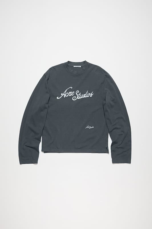 Acne Studios Long-Sleeve T-Shirt Script Logo