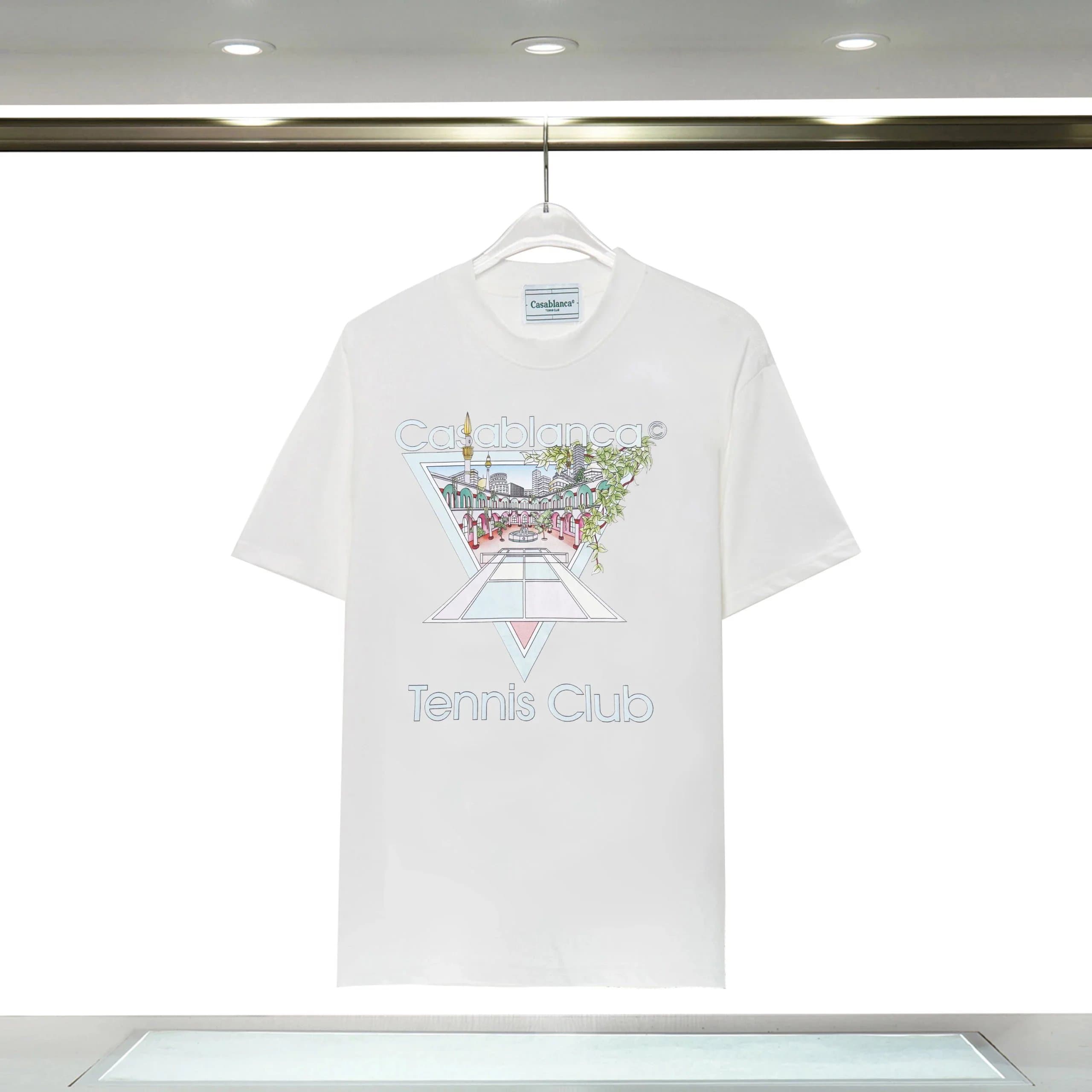 Casablanca Graphic Tee Swan Garden Print — 010128021-2