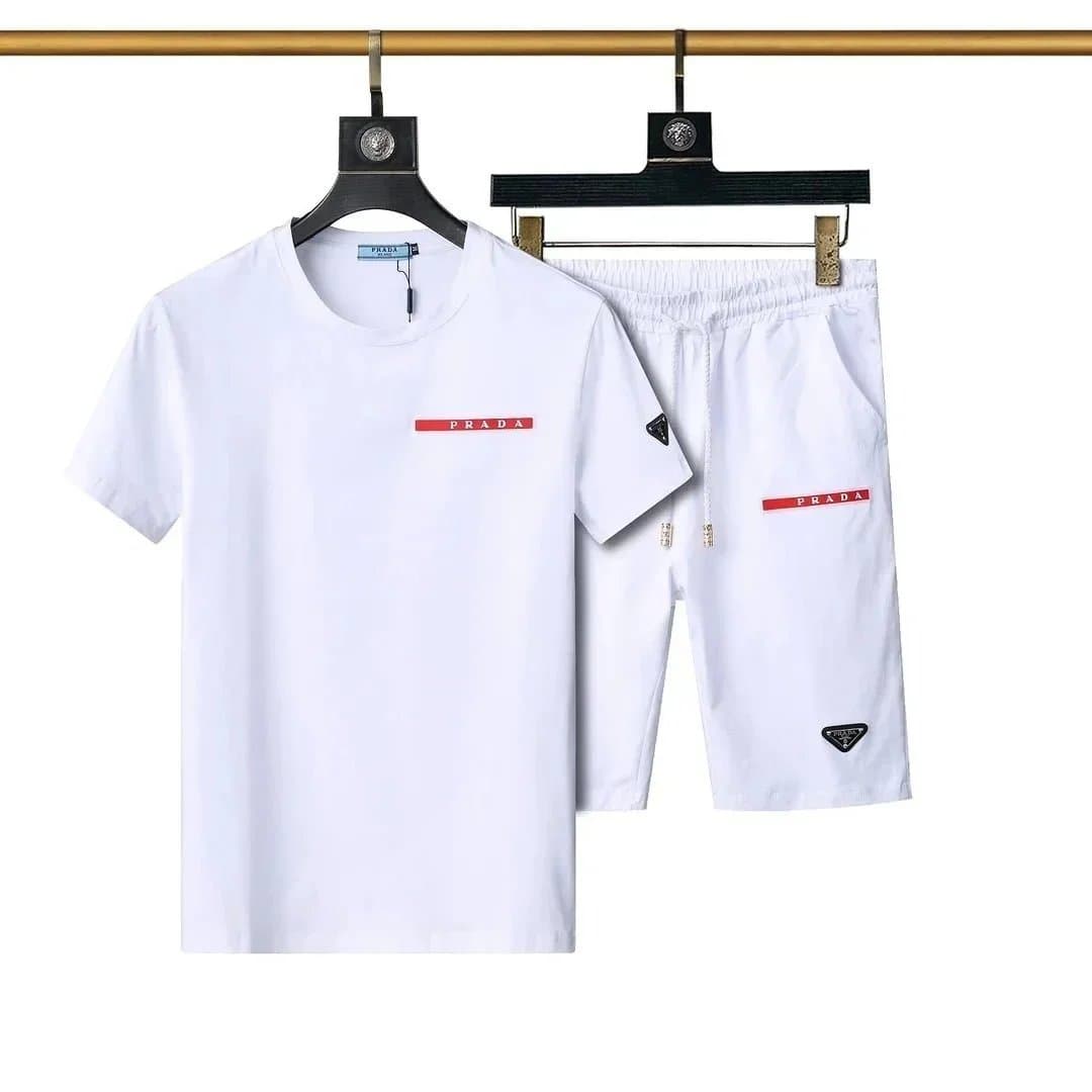 Burberry T-Shirt and Shorts Set Check Pocket — PRA030104004
