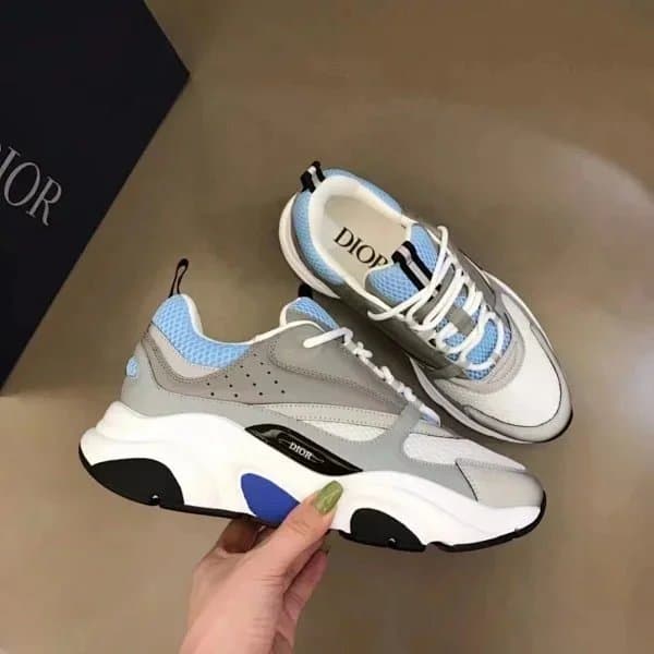 Dior B22 Sneaker Grey White Blue