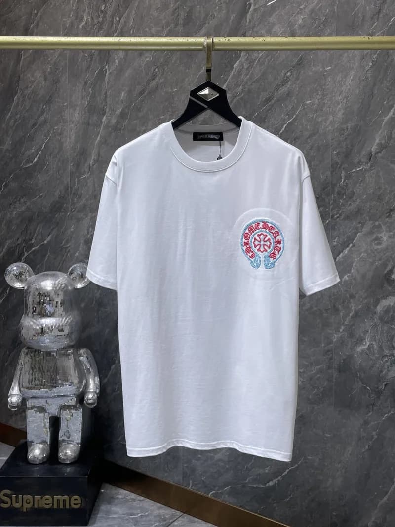 Chrome Hearts T-Shirt Embroidered Logo Pocket