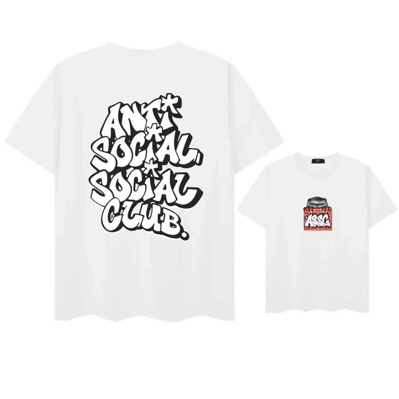Anti Social Social Club T-Shirt Floral Logo — 20