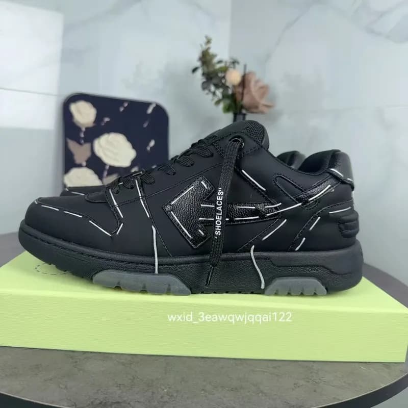 Off-White Industrial Black with White Stitching