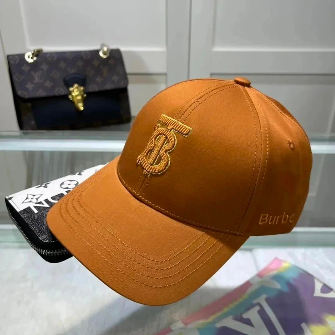 Burberry Baseball Cap Monogram Embroidery