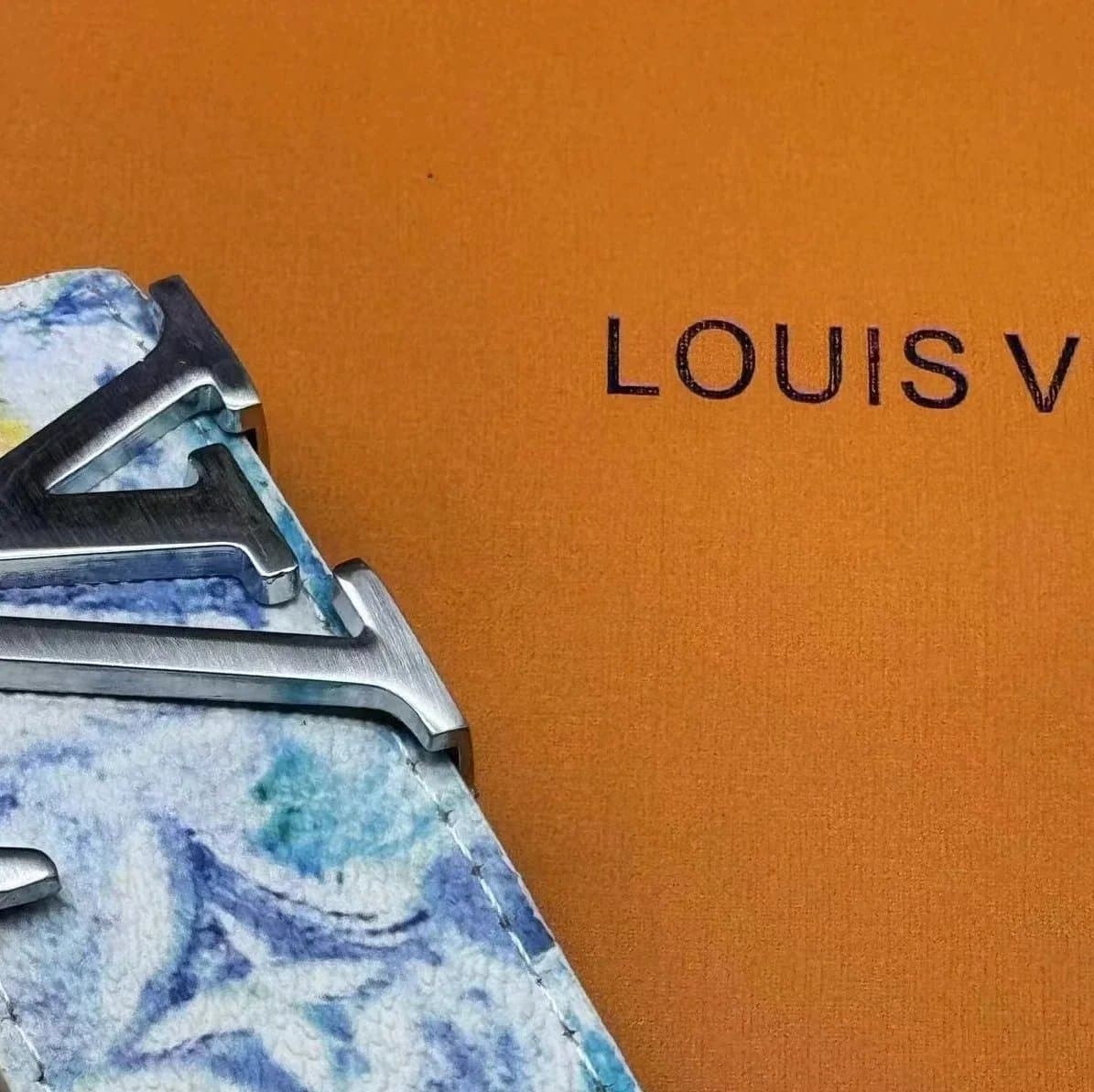 Louis Vuitton LV Belt Bag Marbled Blue