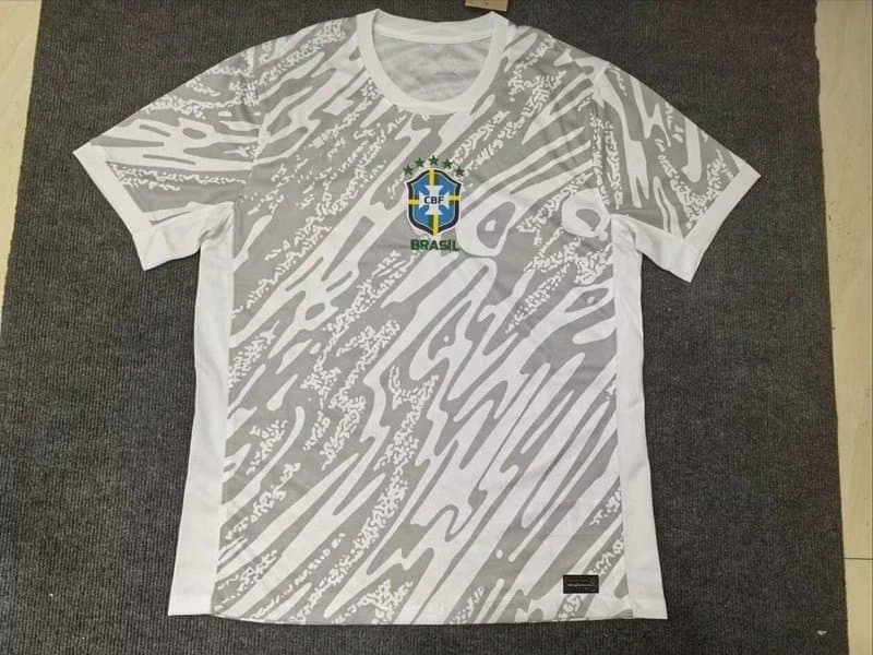 Palace T-Shirt Palm Leaf Print — 2324巴西白色守门员