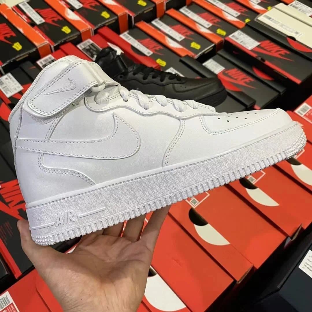 Nike Air Force 1 Low Off-White — 高帮全白