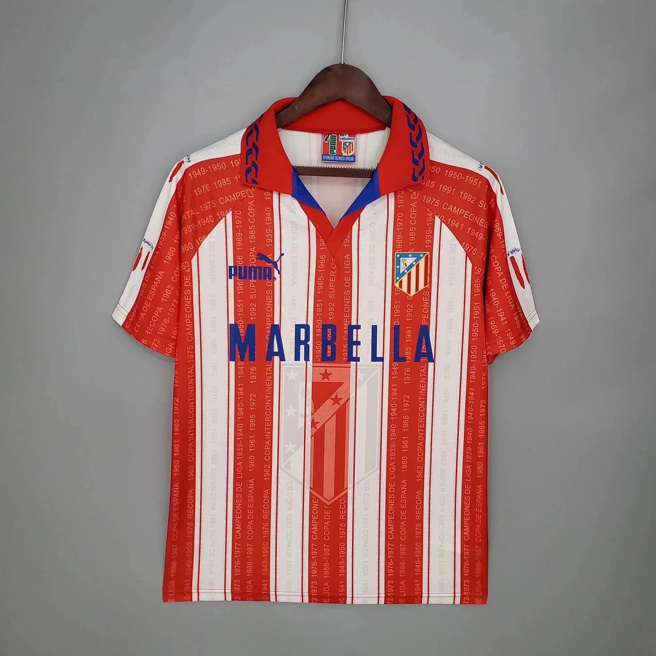 Puma Atlético Madrid 1996 Home Shirt Champions Print