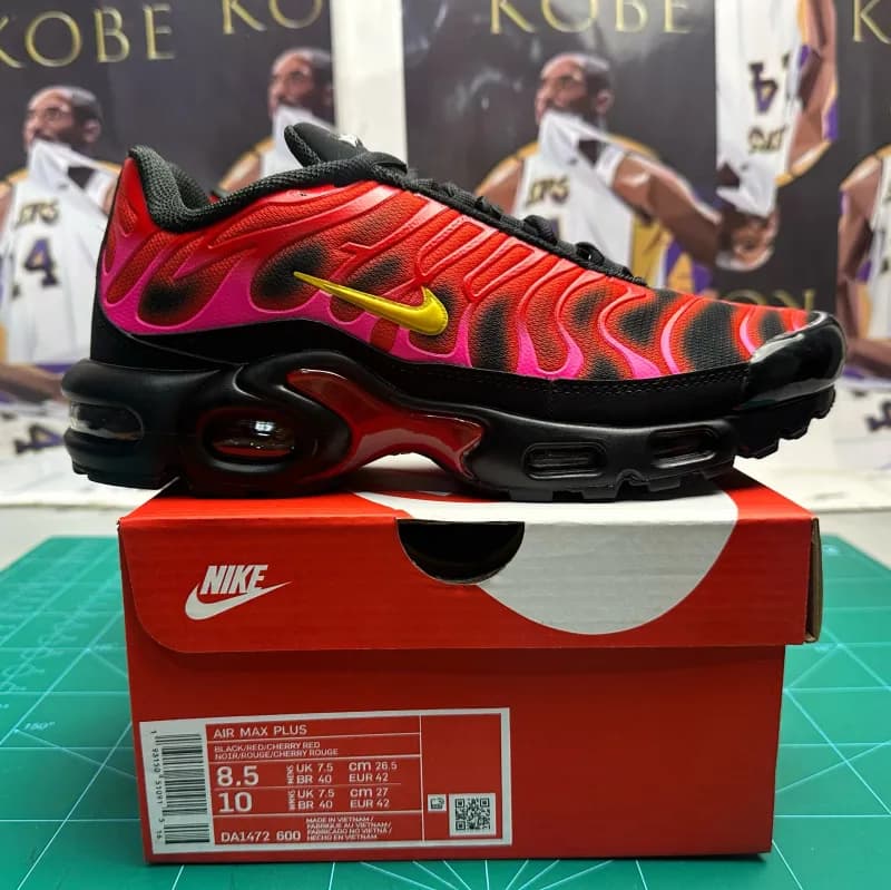 Nike Air Max Plus Black/Red/Cherry Red
