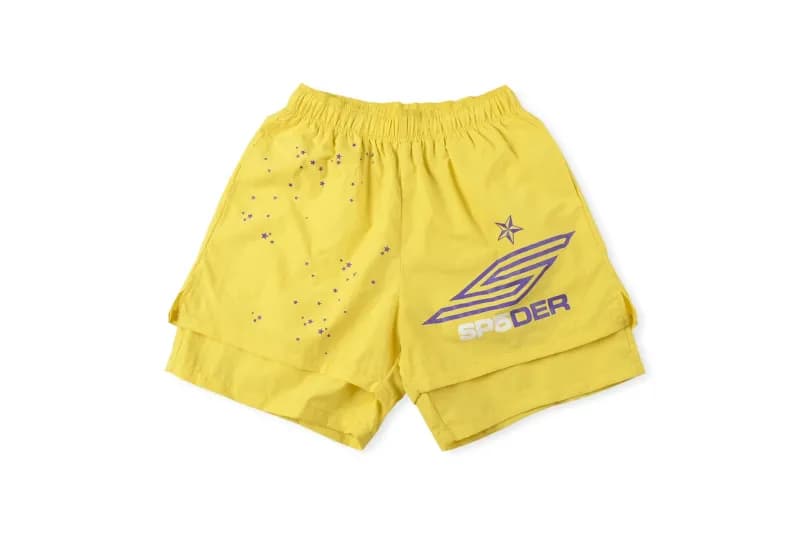 Sp5der Layered Shorts Star Print