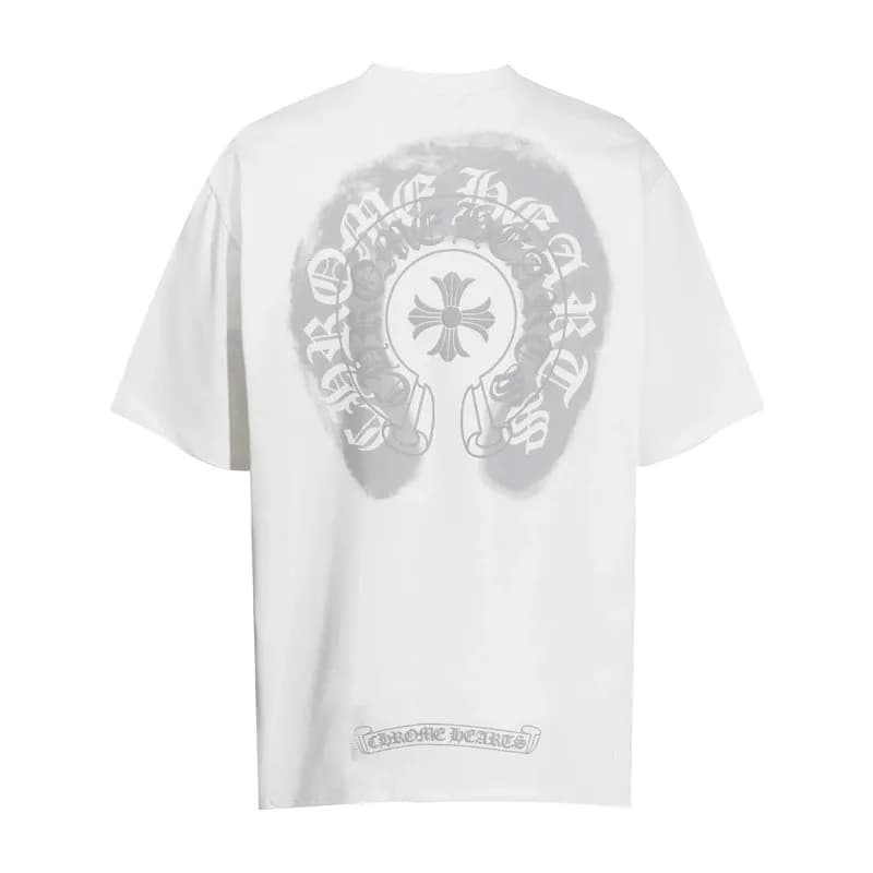 Chrome Hearts Graphic Tee Smoke Cross Print