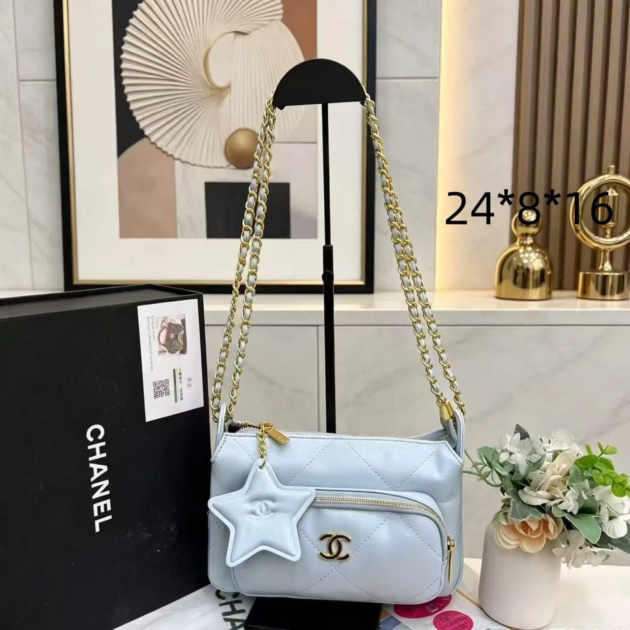 Chanel Classic Flap Bag Quilted Lambskin — 28