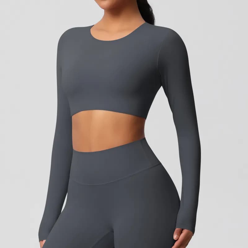 Lululemon Strappy Tank Cloud Blue — 7104 long sleeve-graphite gray