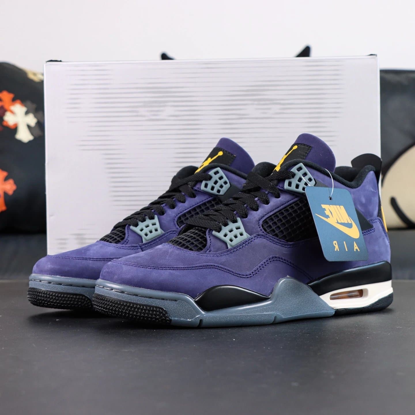Air Jordan 4 Fire Red — FV5029-500 湖人紫