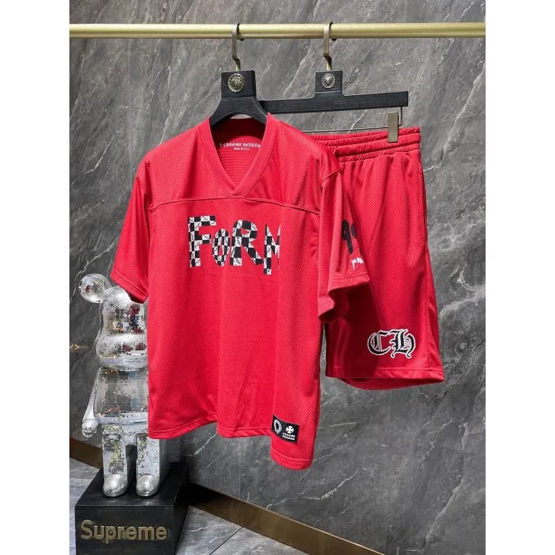 Chrome Hearts Mesh Jersey Set FoRM Logo