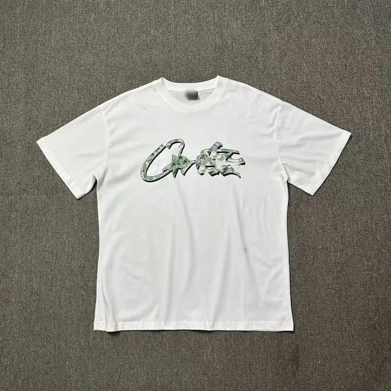 Corteiz Property of CRTZ Tee Red Yellow Green Graphic — 12