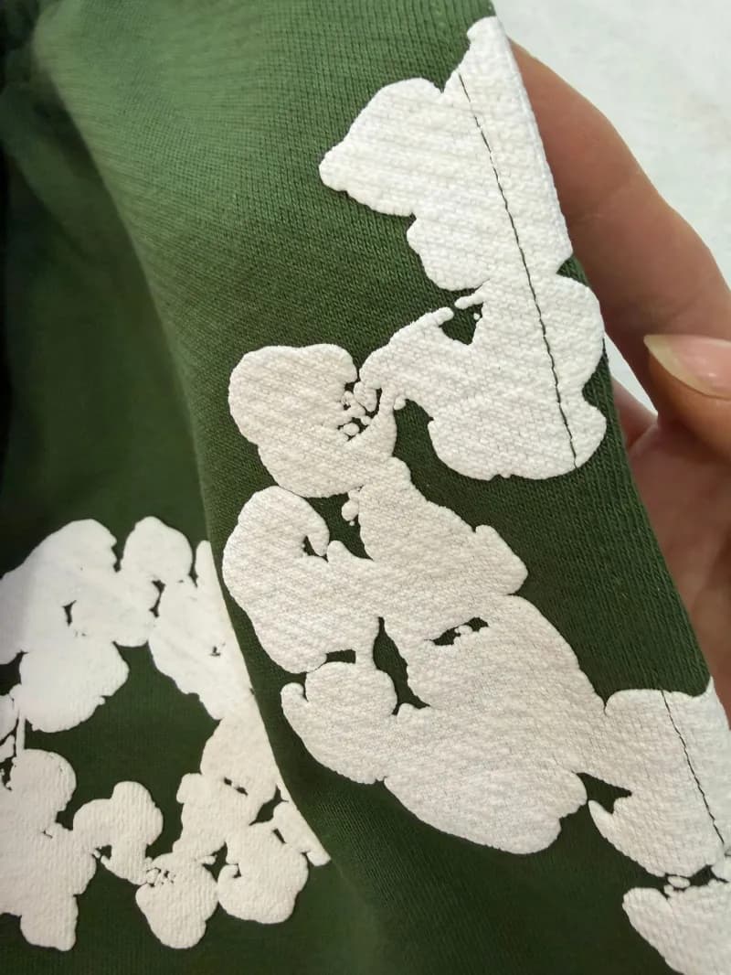 Balenciaga Printed Tee Floral Appliqué