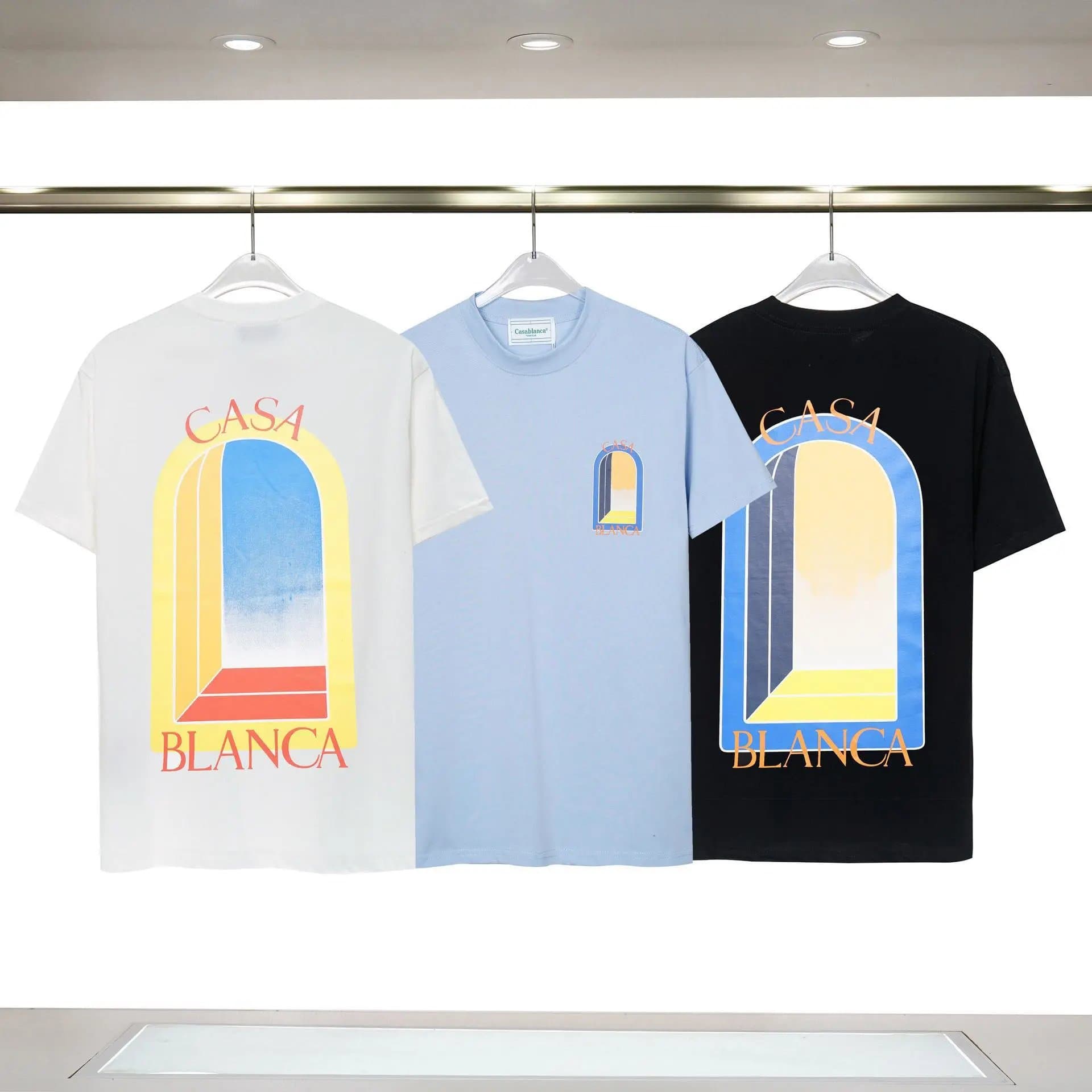 Casablanca Graphic Tee Casa Airlines Print — 8156黑