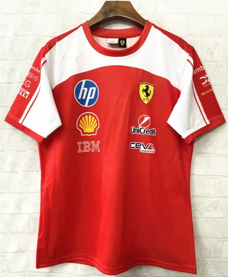 Ferrari Team T-Shirt Sponsor Logo Edition