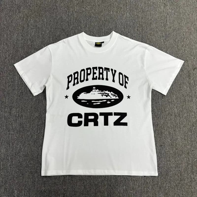 Sp5der Graphic Tee Chrome Logo — 3113 白色