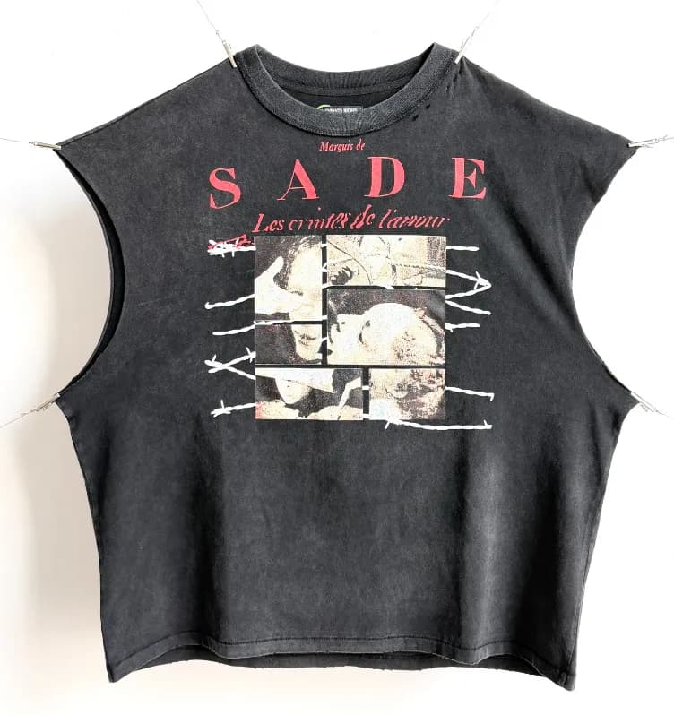 Saint Michael Sleeveless Tee Devil Inside Graphic — Cvt-31 model