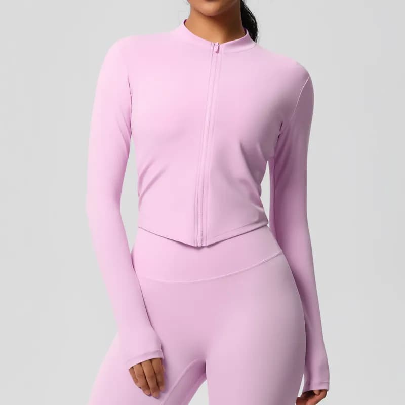 Lululemon Strappy Tank Cloud Blue — 7106 zipper jacket-sakura pink