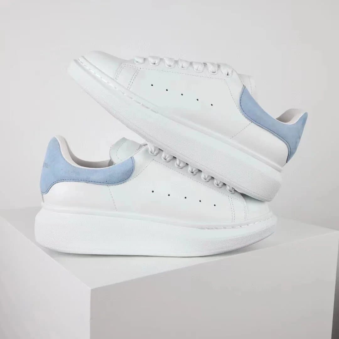 Alexander McQueen Sneaker White Black — 代购版 麦昆天空蓝尾