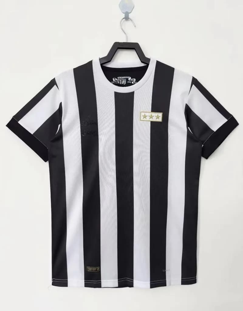 Adidas Football Jersey Black and White Stripes