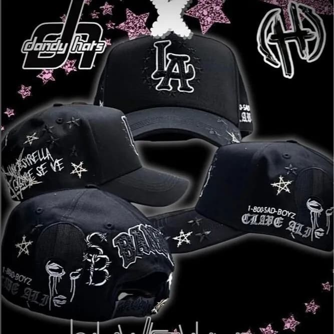 Dandy Hats Snapback Cap Embroidered Star & Graphic