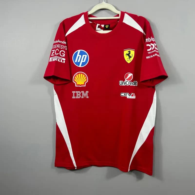 Ferrari Team T-Shirt Sponsor Logo