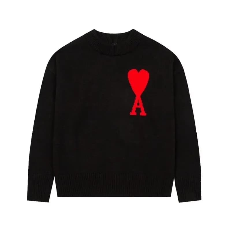 Amiri Knit Sweater Heart Logo