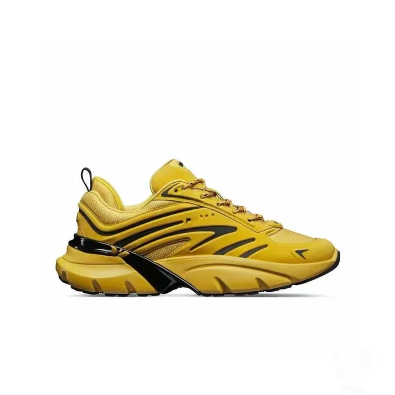 Off-White Low Top Sneaker Rugged Sole — B44   黑黄 （40-45）