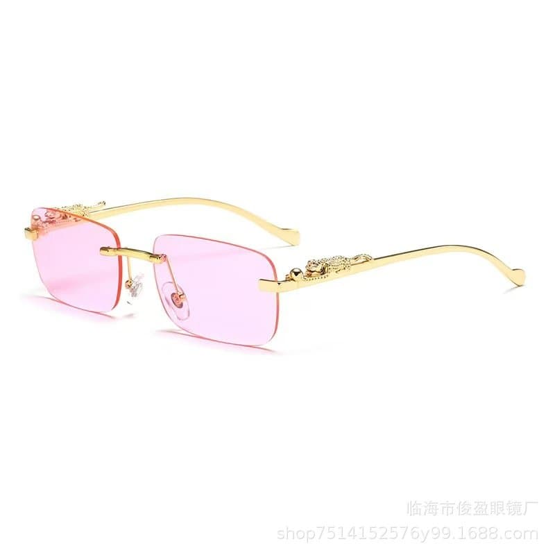 Chrome Hearts Rimless Sunglasses Dragon Detail