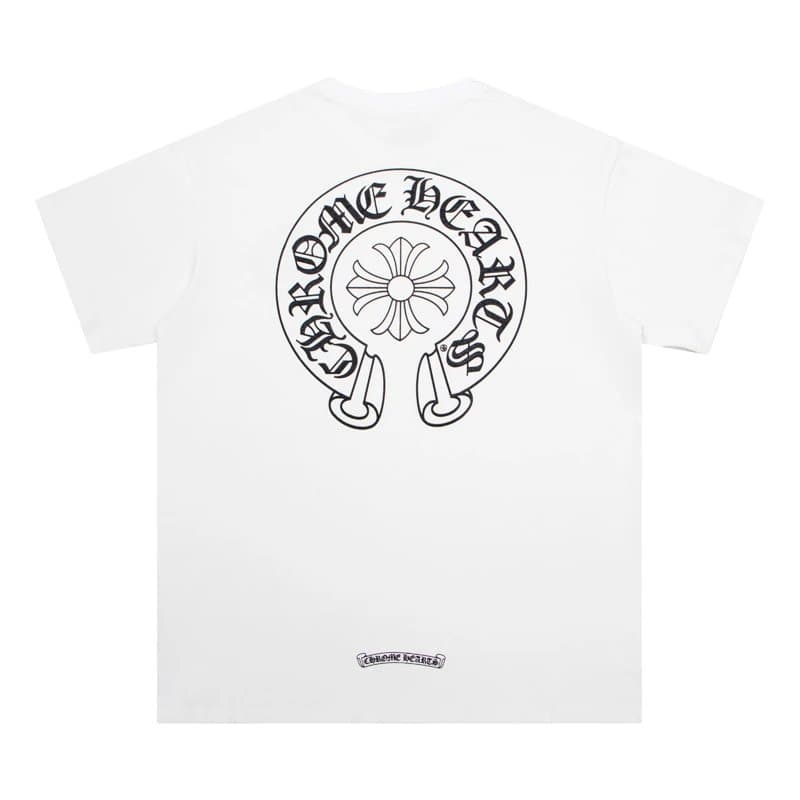 Chrome Hearts T-Shirt Cross Logo — 6012白夜光