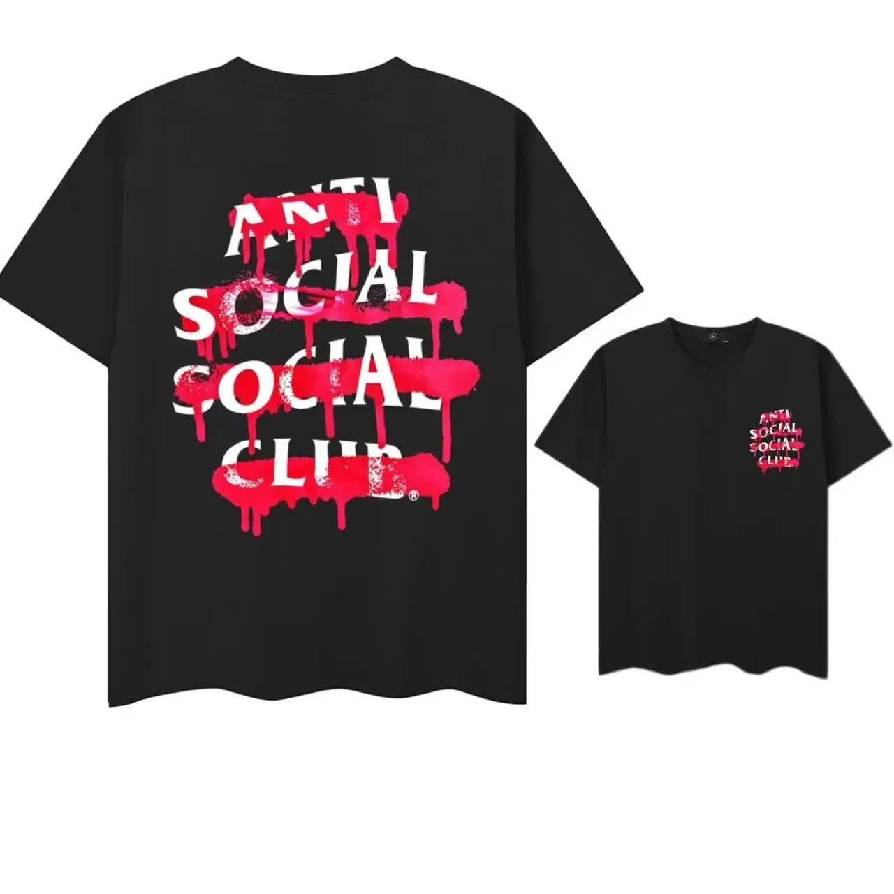 Anti Social Social Club T-Shirt Floral Logo — 17