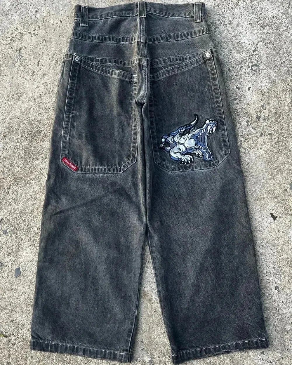 BAPE Denim Skirt Ape Head Embroidery — N13黑色