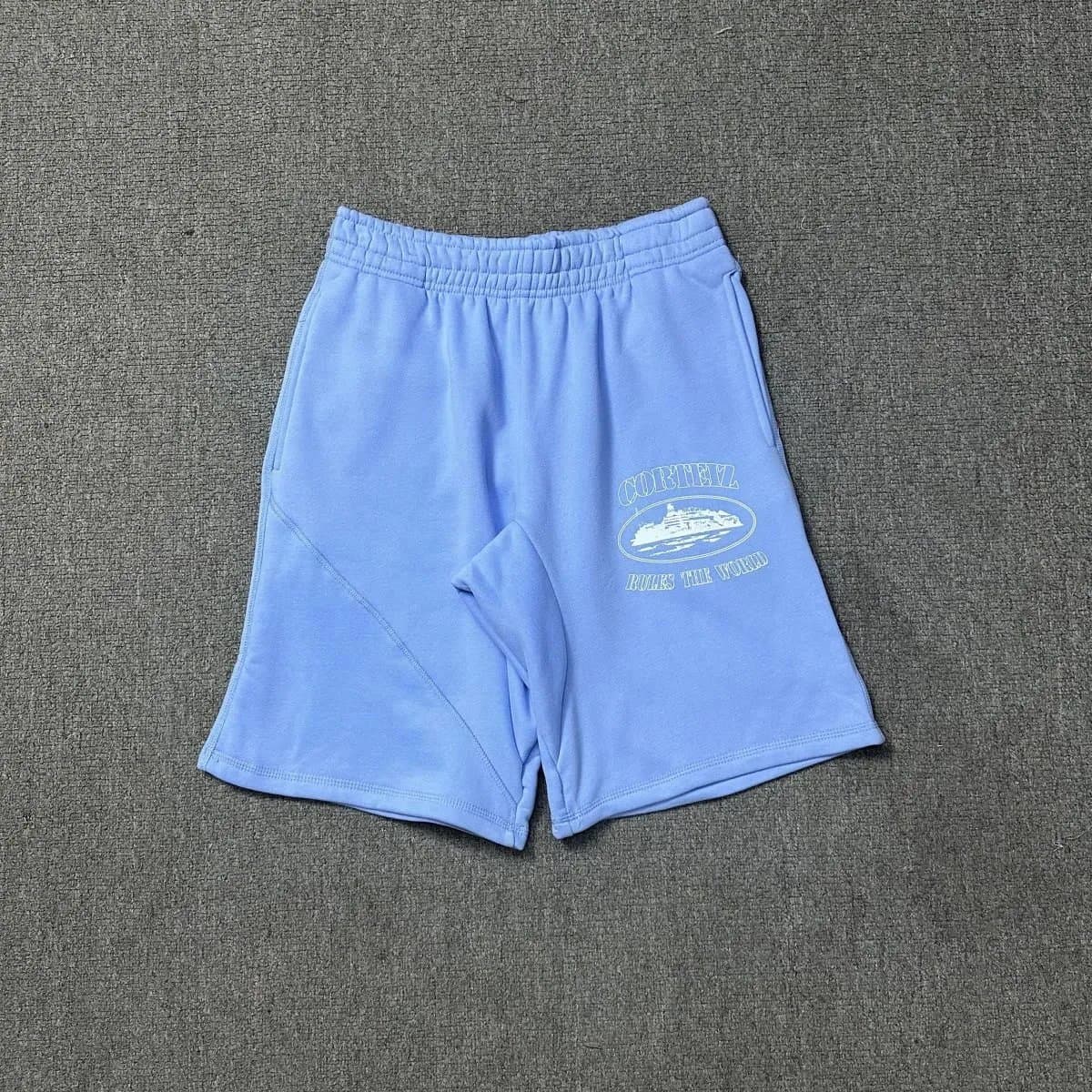 Travis Scott Cactus Jack Shorts Gold Script — 5813天蓝色