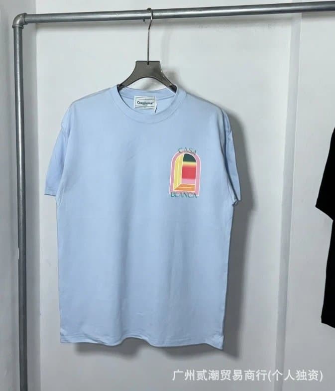 Casablanca Graphic Tee Owl Print — C-131蓝色