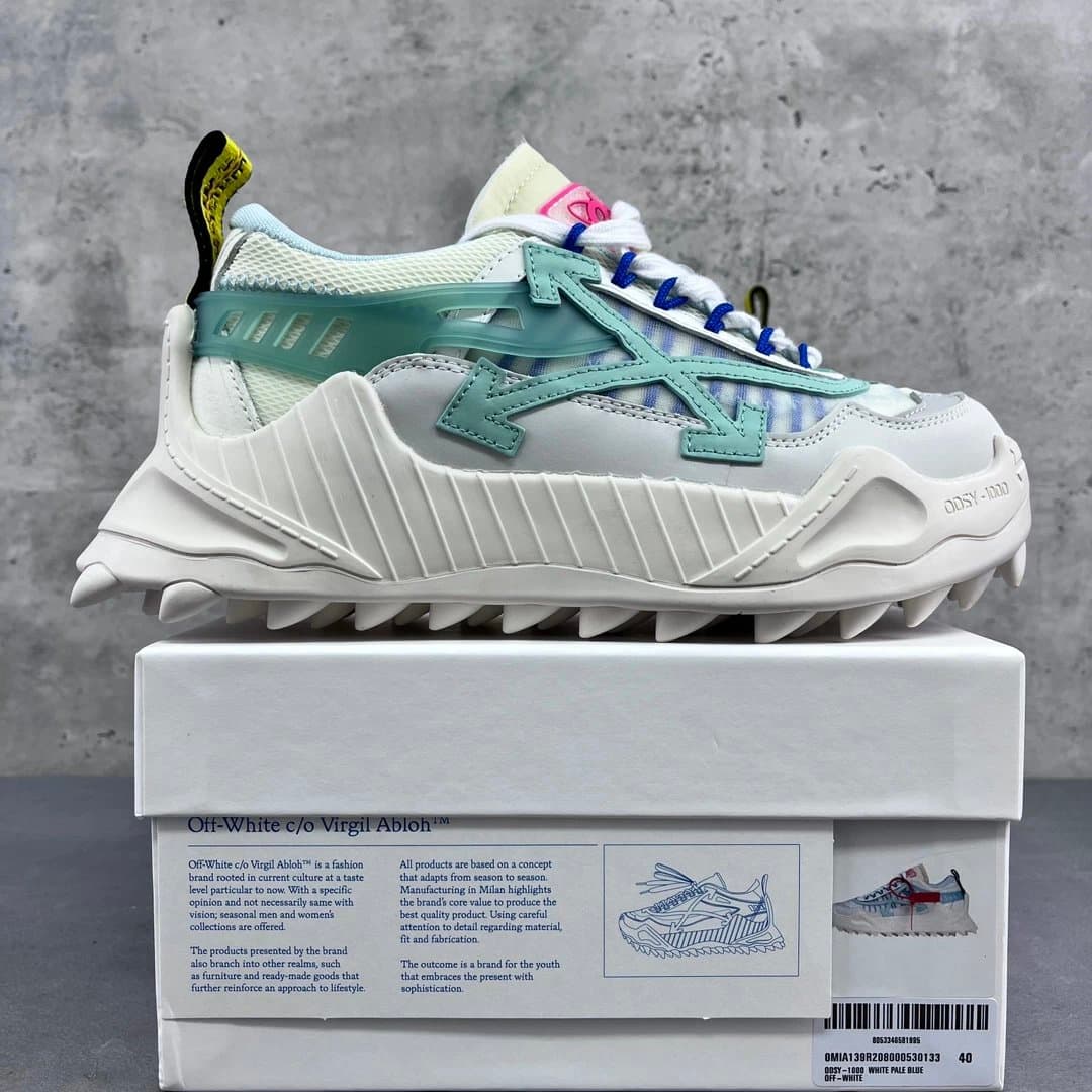 Off-White ODSY-1000 Green White — Odsy 浅蓝白 R20 30133