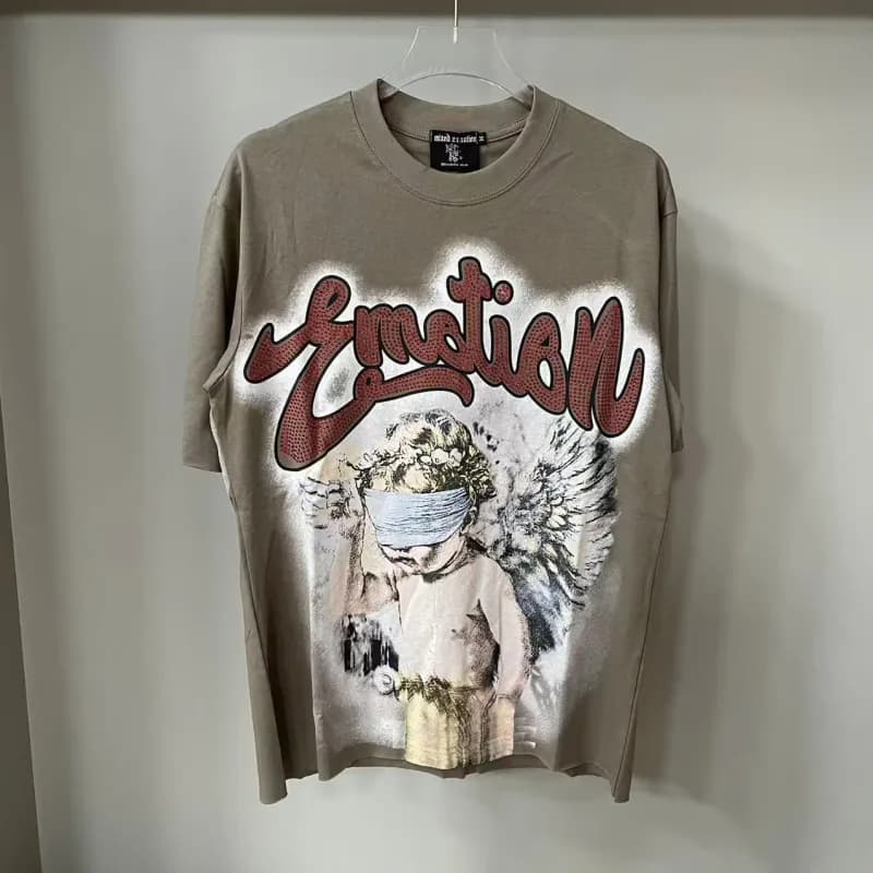 Gallery Dept. Emotion Graphic Tee Blindfolded Angel Print
