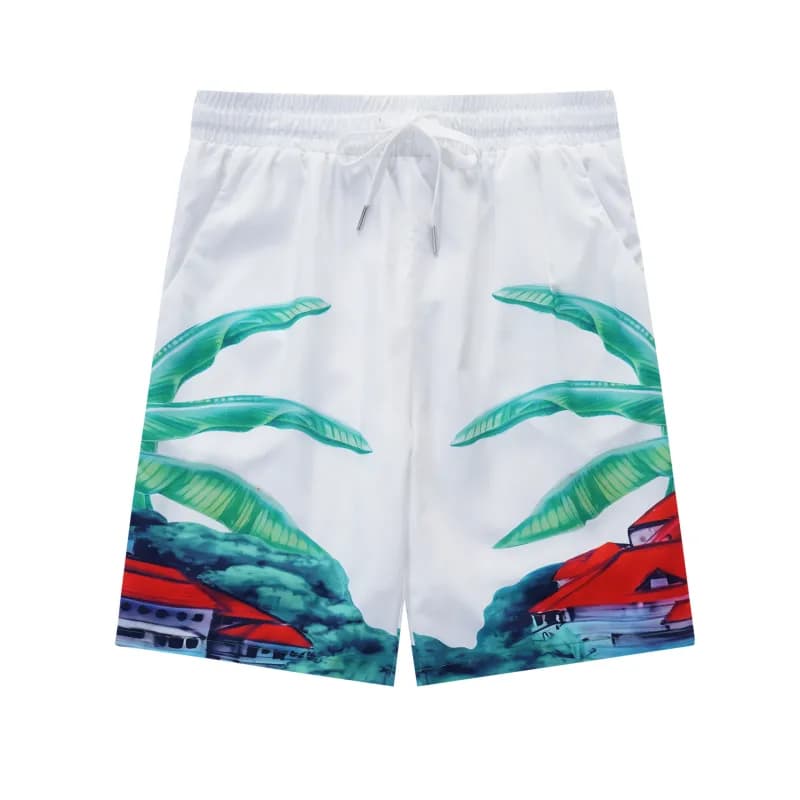 Amiri Printed Swim Shorts Tropical Village Print