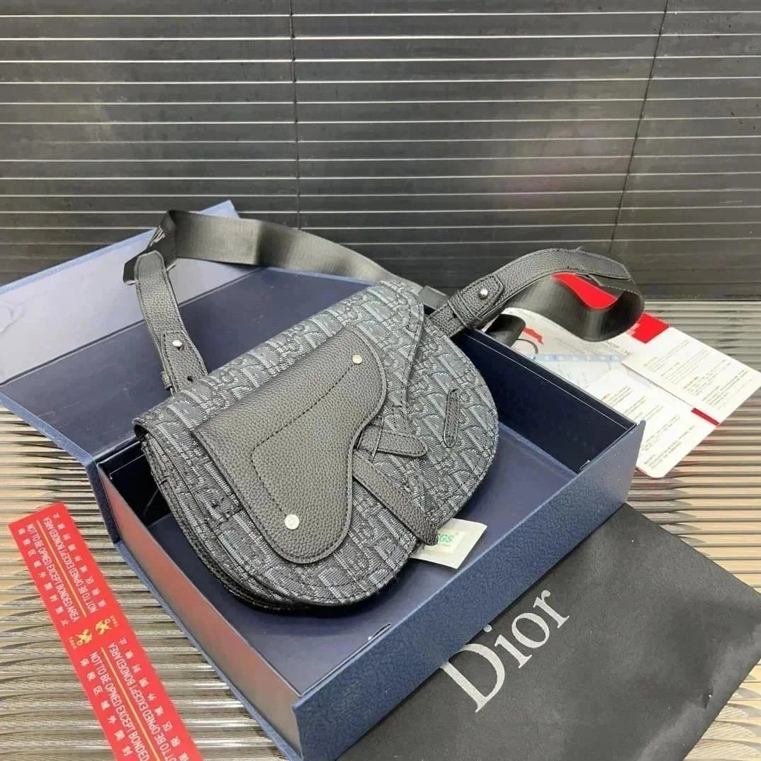 Dior Saddle Bag Oblique Print
