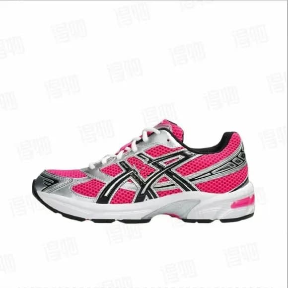 Asics Gel-Lyte III Triple Black — Pink silver