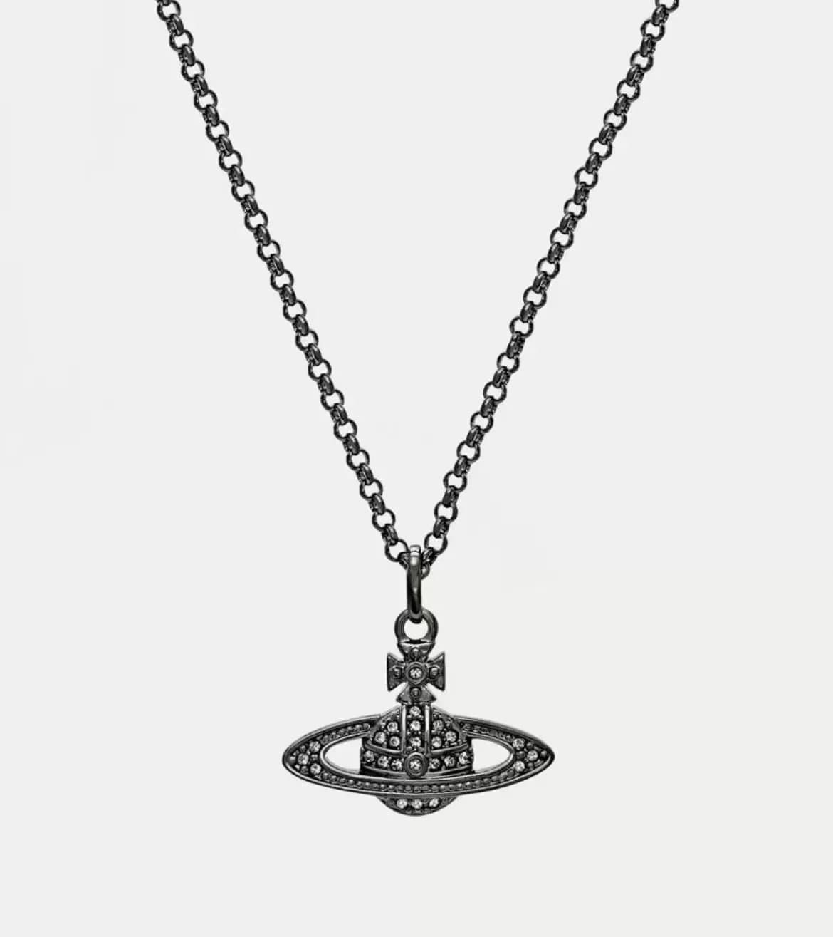Vivienne Westwood Orb Pendant Necklace Crystal-Embellished